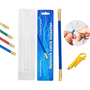 LIUJINCAN Network Cable Looser, Engineer Tools Twisted Wire Core Separator for CAT5/CAT6/CAT7 and Telephone Lines (RED)
