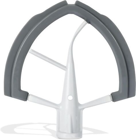 Flex Edge Beater ، 6 Qt Flat Beater Flatment for Kitchenaid Bowl-Lift Mixer ، استبدال مجداف مسطح ، ملحق خلاط مع مكشط الحواف السيليكون المرنة (6QT Flex Edge مضرب) in Saudi Arabia