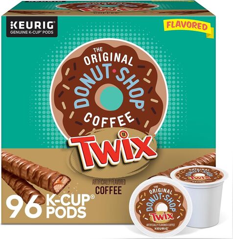 The Original Donut Shop TWIX Coffee, Keurig Single Serve K-Cup Pods, 96 Count in Saudi Arabia