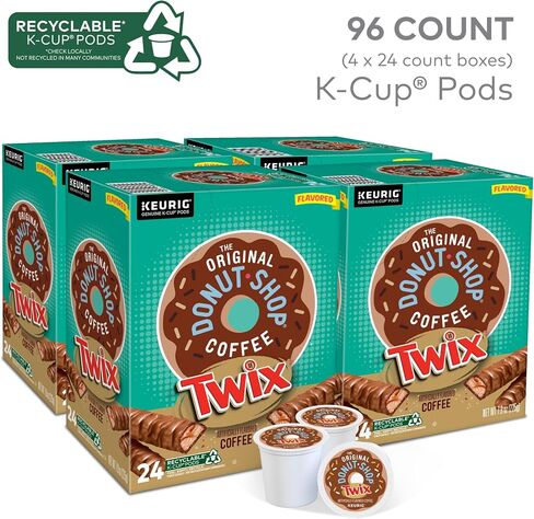The Original Donut Shop TWIX Coffee, Keurig Single Serve K-Cup Pods, 96 Count in Saudi Arabia
