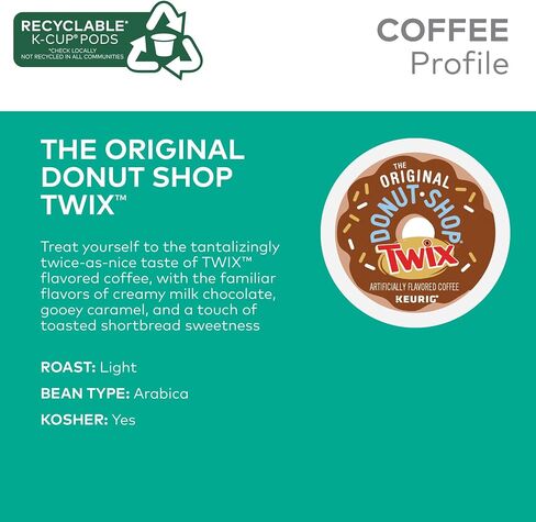 The Original Donut Shop TWIX Coffee, Keurig Single Serve K-Cup Pods, 96 Count in Saudi Arabia