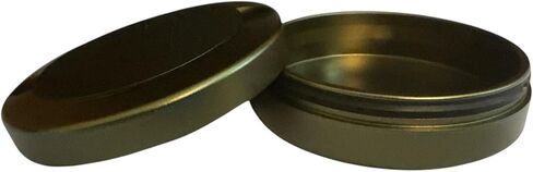 Pocket-Sized Army Green Metal Pouch Container – Dual Compartment Storage Can with Secure Lid | Premium Aluminum Holder | Durable Slim Storage | Versatile Can in Saudi Arabia