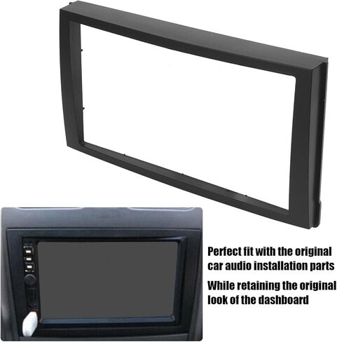 2 Din Car Player Frame Car Stereo Frame Fascia Radio DVD Stereo Panel Dash Frame Kit Fits Compatible with MPV Prey in Saudi Arabia