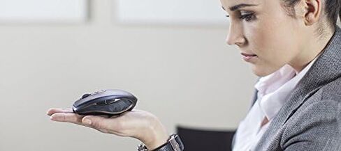 Logitech MX في أي مكان 2 الماوس اللاسلكي المحمول-تتبع أي سطح أو اتصال بلوتوث أو USB ، وتبديل سهل يصل إلى 3 أجهزة ، والتمرير المفرط in Kuwait