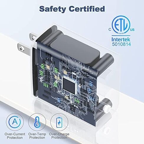 iPhone 14 13 Charger Fast Charger [MFI Certified] ، 40W Port USB C Charger Block مع كابل شحن Lightning من النوع 3 قدمًا لـ iPhone 11 Pro Max/11 Pro/11/XS Max/XS/XR/X/8 Plus/8 ، iPad mini-1 in Saudi Arabia