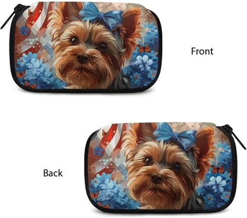 Yorkshire Terrier Print USB Storage Case Jump Drive Case, American Flag Print USB Flash Drive Case USB Holder Storage Bag, Portable Lightweight Electronic Organizer Case in Saudi Arabia