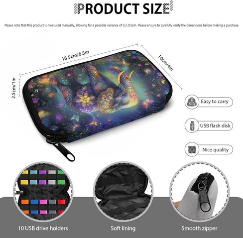 Yorkshire Terrier Print USB Storage Case Jump Drive Case, American Flag Print USB Flash Drive Case USB Holder Storage Bag, Portable Lightweight Electronic Organizer Case in Kuwait