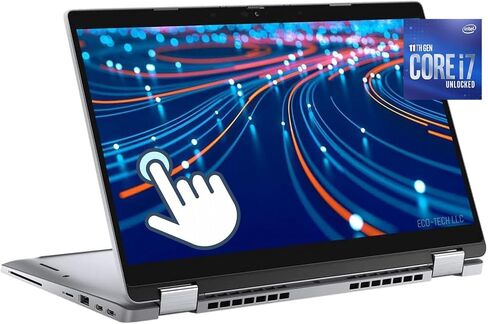 Dell Latitude 5320 2IN1 LAPTOP I7 ، 13.3in FHD (1920x1080) I7 شاشة تعمل باللمس المحمول 5320 مع لوحة مفاتيح الإضاءة الخلفية ، رباعي Core I7-11 ، RAM 16GB ، 512GB SSD ، WIN11 PRO (READED) in Saudi Arabia