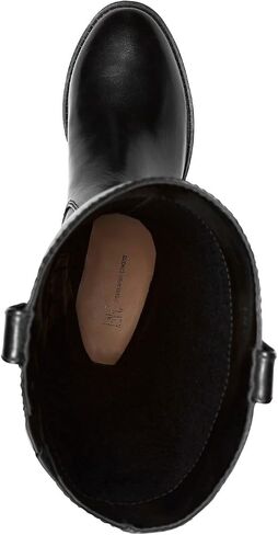 INC International Concepts Womens Fawne Leather Closed Toe Knee, Black, Size 6.0 in Saudi Arabia