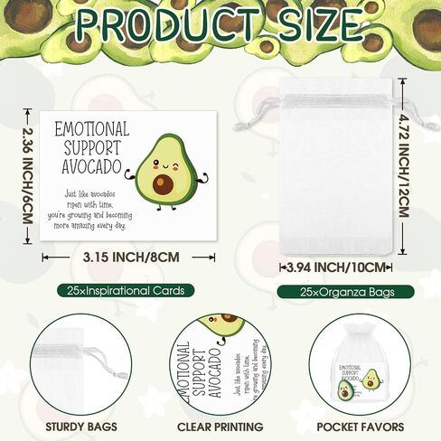 25 Sets Team Appreciation Gifts Employee Recognition Gifts Emotional Support Potato Lapel Pin Inspirational Cards and Gift Bag Employee Appreciation Decor for Office Birthday Gift in Saudi Arabia