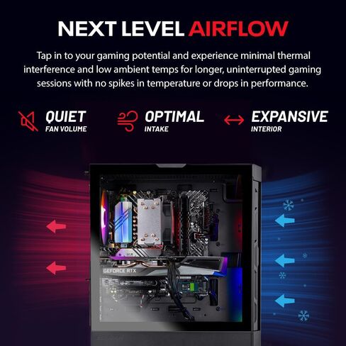 Skytech Blaze4 Mini Gaming PC ، Ryzen 7 5700 3.7 GHz (4.6GHz Turbo Boost) ، NVIDIA RTX 4070 SUPER 12GB GDDR6X ، 1TB SSD ، 16GB DDR4 RAM 3200 ، 650W GOLD PSU ، WI-FI ، WIN 11 Home in Kuwait