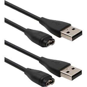 CBUS Compatible with Garmin Watch Charger Cable (2 Pack) for Fenix, Forerunner, Instinct, Quatix, Tactix, Venu, Vivoactive, Vivomove Smartwatch USB-A