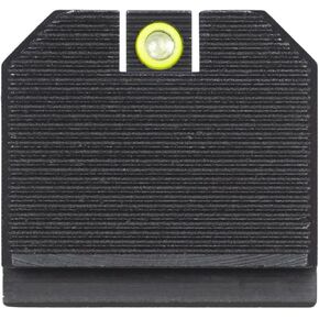 Night Fision Optics Ready Stealth .465-.488 Night Sight Set Compatible with Glock 48/48 MOS with RMRcc, Yellow Front Ring, Blank Rear Sight