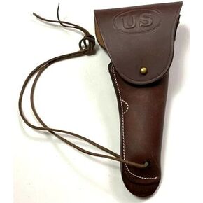 Leather US US WW2 Style M1916 .45 الحافظة الحافظة الحافظة لـ Colt M1911 و Semi Autos أو WWII US Army M1911 Colt .45 HIP HOLSTER