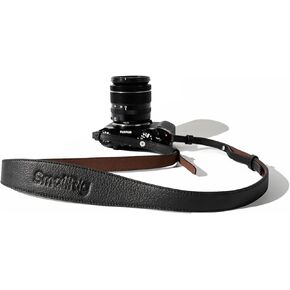 SMALLRIG Universal Leather Camera Shoulder Strap (Black)