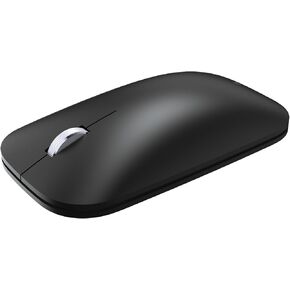 incase Modern Mobile Mouse - الذي صممه Microsoft - الوزن الخفيف ، والملاحة الدقيقة ، واليمين/الأيسر ، وعجلة التمرير ، وتكنولوجيا Bluetrack ، والبلوتوث اللاسلكي لنظام التشغيل Mac/Windows/8/10/11 (أسود)