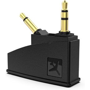 QC35 Airplane Headphone adapter, 3.5mm Male to 3.5mm Female Headphones Airline Adapter Compatible with Bose QC45 QC35ii QC35 QC20 QC25 QC3 QC2 NC700 SoundLink SoundLink II AE2 AE2i AE2W Headphones
