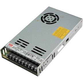 Mean Well LRS-350-5 350W Single Output Switching Power Supply 5V 60A, 90-132VAC/180-264VAC Input, Industrial Grade, UL Certified, for Automation Machinery