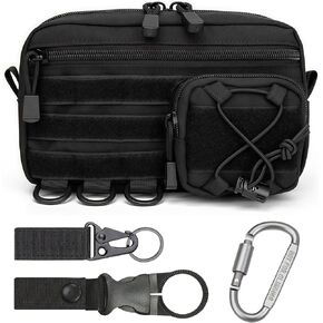 Molle Pouches Tactical Pouch EDC Bag Admin Pouch Molle First Aid Kit Molle Medical Pouch Waterproof Molle Pouch Work Pouch for Men Carry Tool