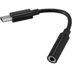 1 Pc Black USB C to 3.5mm Headphone/Earphone Audio Headphone Jack Cable Adapter,Type C 3.1 Male Port to 3.5 mm Female Stereo Connector for Moto Z, LeEco Le S3/2 Pro and More Adapters