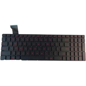 Backlit Laptop Keyboard for Asus ROG GL551JX GL552JX GL752VL GL752VT GL771J ZX50 ZX50VX G551JX G58JM G741JM GL551 GL551JM GL551JW GL552VW GL552VX GL752VM GL752VW GL752VY GL771JM ZX50J