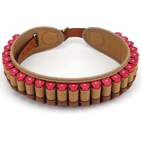 Tourbon Shotgun Cartridge Belt 25 cart capacity - 12 or 20 gauge - up to 50 inch