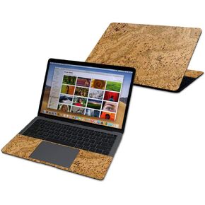 MightySkins Skin Compatible with Apple MacBook Air 13"" (2020-2018) - Cork | Protective and Unique Vinyl Decal wrap Cover | Easy to Apply, Remove, and Change Styles | Made in The USA, APMAAI1318-Cork