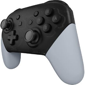 eXtremeRate New Hope Gray Replacement Handle Grips for Nintendo Switch Pro Controller, DIY Custom Hand Grip Shell for Nintendo Switch Pro Controller - Controller NOT Included