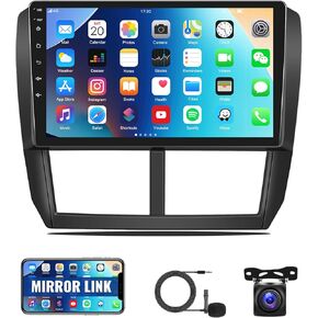 Android Car Stereo for Subaru Forester Impreza WRX 2008 2009 2010 2011 2012 9 Inch Touchscreen Car Radio with Bluetooth GPS Navigation Mirror Link WiFi HiFi FM RDS with Backup Camera 1G+32G