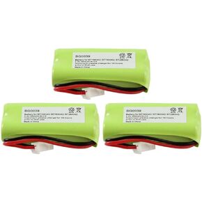 Fenzer 3X Home Phone Battery BG0039 for Vtech CS6114 CS6124 CS6328 CS6329 CS6400 CS6409 CS6449 CS6509 CS6519 CS6529 CS6609 CS6619 CS6629 2SNAAA70HSX2F