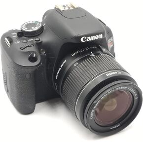Canon EOS 600D (European EOS Rebel T3i) 18 MP CMOS Digital SLR Camera and DIGIC 4 Imaging with EF-S 18-55mm f/3.5-5.6 is Lens (Renewed)