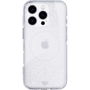 Tech21 EvoSparkle for iPhone 16 Pro Compatible with MagSafe - Impact Protection Case - in Zen Clear