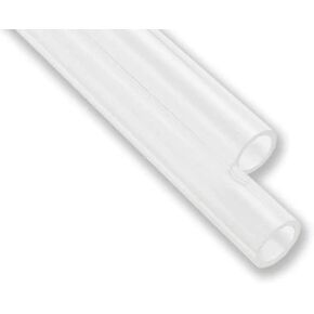 EKWB EK-HD PETG Tube, 12/16mm, 500mm, Clear, 2-Pack