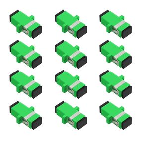 12PCS Fiber Optic Coupler Accessory Set(SCAPC-SCAPC)