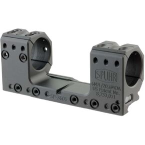 Spuhr 30mm Rifle Scope Mount, Black, Height- 30mm/1.18in, SP-3601
