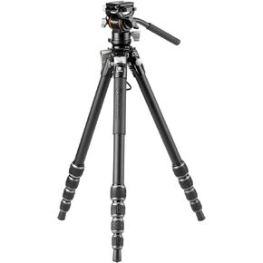 Vanguard Alta Pro 3VLT 235CV10 Carbon Fiber Travel Tripod with Leveling Base and VEO PV-10 Compact Video Head
