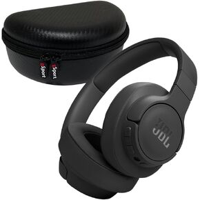 JBL Tune 770NC Wireless Over Ear Noise Cancelling Headphone Bundle with gSport Case (Black)