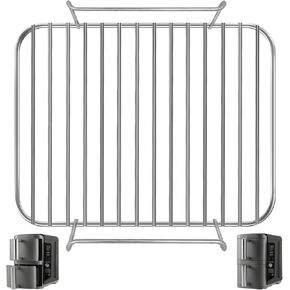 GXF Air Fryer Wire Rack for Ninja SL401 DoubleStack XL 2 Basket air fryer, Replacement 8.5''×7.2''×1.8'' Stainless Steel Air Fryer Accessories Roasting Steamer Grill Racks Baking Tray Rack