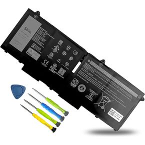 07KRV Battery for Dell Latitude 5430 5530 Precision 3570 P104F P104F005 P137G P137G004 Series M69D0 H4PVC 0H4PVC Y86WG 0Y86WG 08WRCR 078FWY 4FVJG O7KRV 15.2V 58Wh 4Cell
