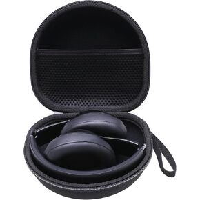 Hard Case Compatible with Beats, JBL, BERIBES, Soundcore Anker, TOZO, KVIDIO, Skullcandy, Picun, JLab JBuds Lux ANC/Studio Wireless Folding Headphones, Travel Carrying Black Case
