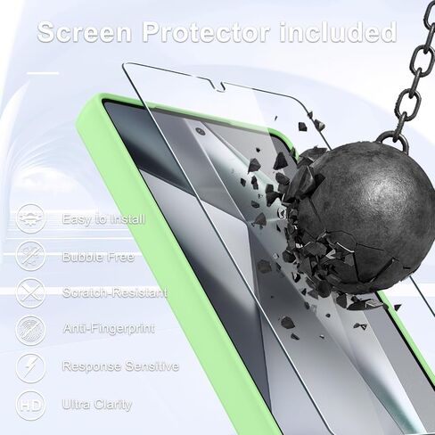 for Samsung Galaxy S25 Ultra Case, Matte Magnetic Phone Case with 1 Screen Protector, Support for Magsafe, Translucent Frosted Shockproof Protective Cover for Samsung Galaxy S25 Ultra, Mint Green in Saudi Arabia