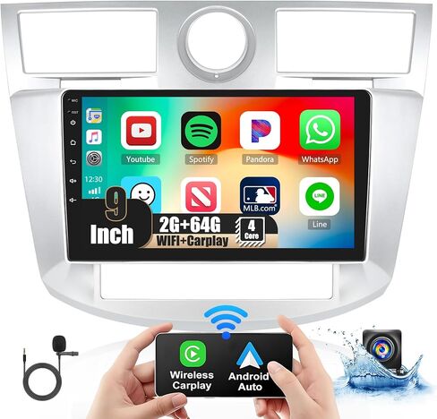 [2+64g] inefala لـ Chrysler Sebring 2006-2010 Android Car Radio Stereo مع Carplay Android Auto ، شاشة لمس عالية الدقة مع GPS WiFi BT FM/RDS EQ SWC 26UI Canbus Camera Camera Camera Camera Camera in Saudi Arabia