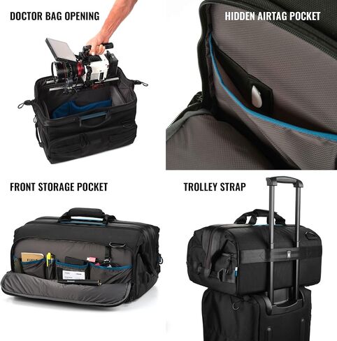 Tenba Cineluxe V2 الكتف Bag 21 - Black (637-524) in Kuwait