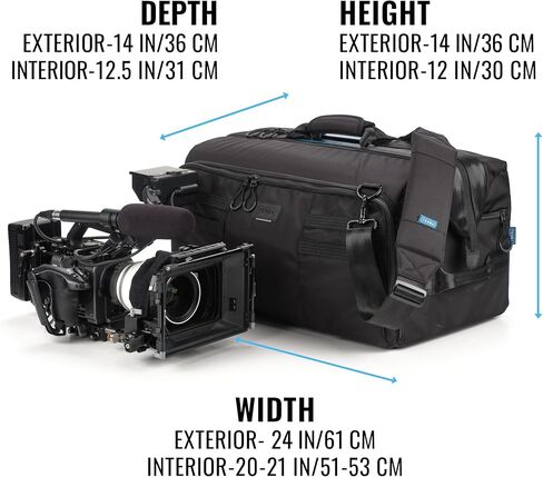 Tenba Cineluxe V2 الكتف Bag 21 - Black (637-524) in Kuwait