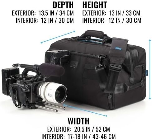 Tenba Cineluxe V2 الكتف Bag 21 - Black (637-524) in Kuwait