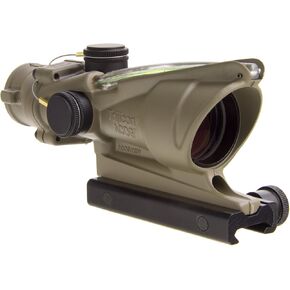 Trijicon ACOG TA31-D-100313 4x 32 Dual Illuminated Green Chevron .223 BAC Reticle Scope, Dark Earth