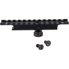 Picatinny Rail Mount Adapter Tactical 20mm Weaver Scope Base Rail 12 Slots Scope Mount Aluminum Picatinny Rail Set for Outdoor Sport