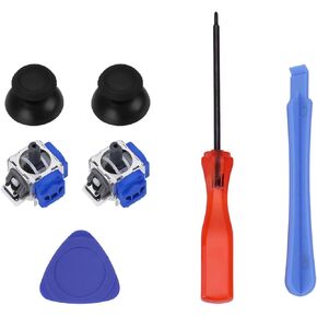 1 Set of Hall Effect Analog Thumbstick Repair Kit Compatible with PS5 DualSense Controller Game Console Controller Repair Kit