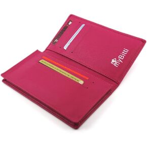 Leather Made Wallet Case Cover for Phones - HOT Pink