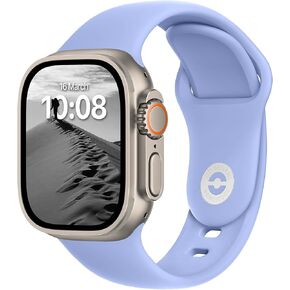 SB Sport Band for Apple Watch Bands Women Ultra 2 49mm, Series 10 46mm, 9 8 7 45mm 41mm, SE 6 5 4 44mm 40mm, 3 2 1 42mm 38mm Men iWatch, Strap Silicone, Black